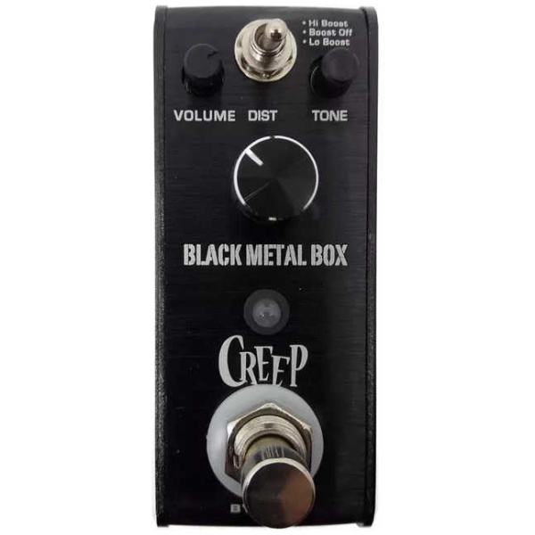 Pedal De Guitarra Micro Creep Black Metal Box Distorsión