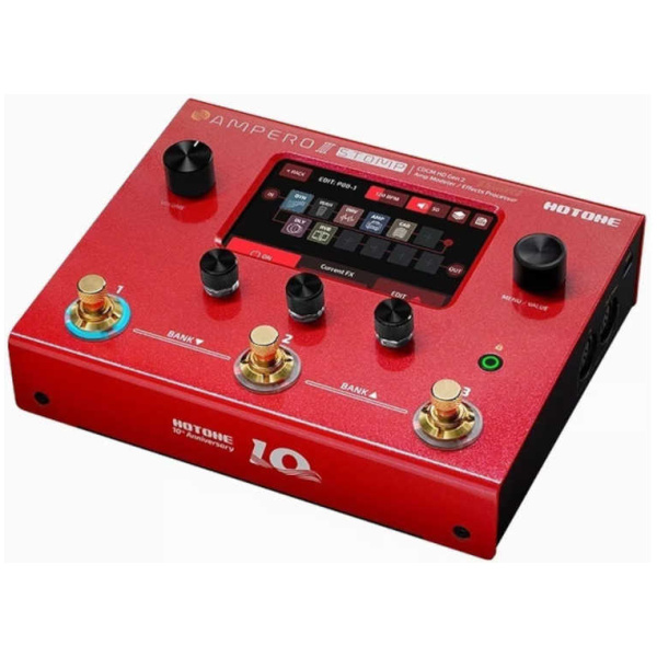 Procesador De Efectos Hotone Ampero Ii Stomp Mp300r Rojo