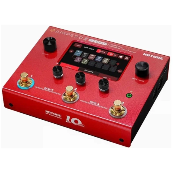 Procesador De Efectos Hotone Ampero Ii Stomp Mp300r Rojo
