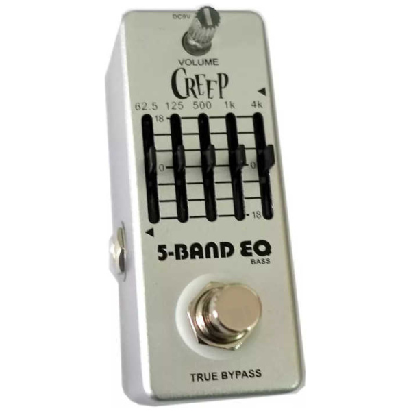 Pedal Ecualizador 5-band Eq Creep Micro Para Bajo