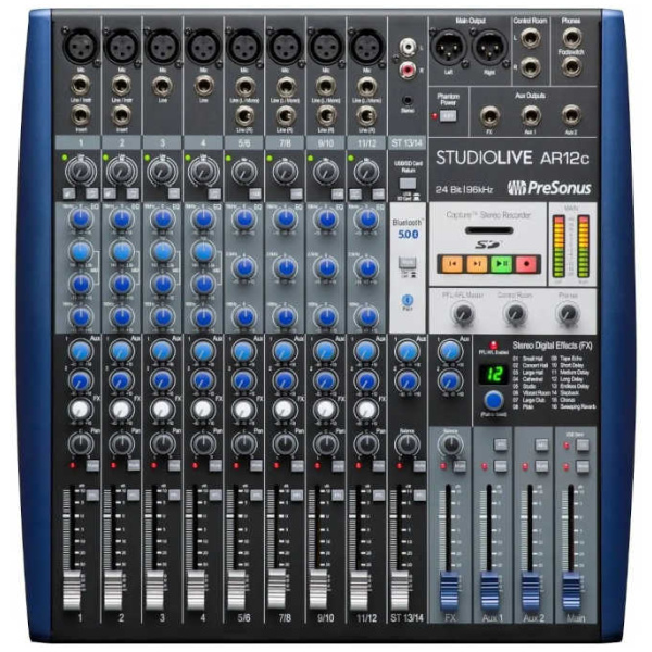 Mixer Digital Presonus StudioLive AR12c