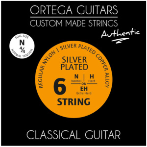 Encordado Guitarra Clásica Ortega Authentic Normal Tension NYA44N (Cuerdas Nylon)