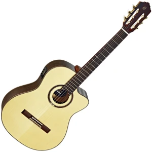 Guitarra Electro Clásica Nylon Ortega RCE158SN