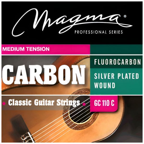 Encordado Magma Guitarra Clásica Carbon Media Tension Gc110c