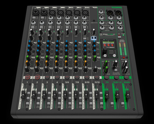 Consola Mackie Profx12v3+ Mixer 12ch Usb Bluetooth