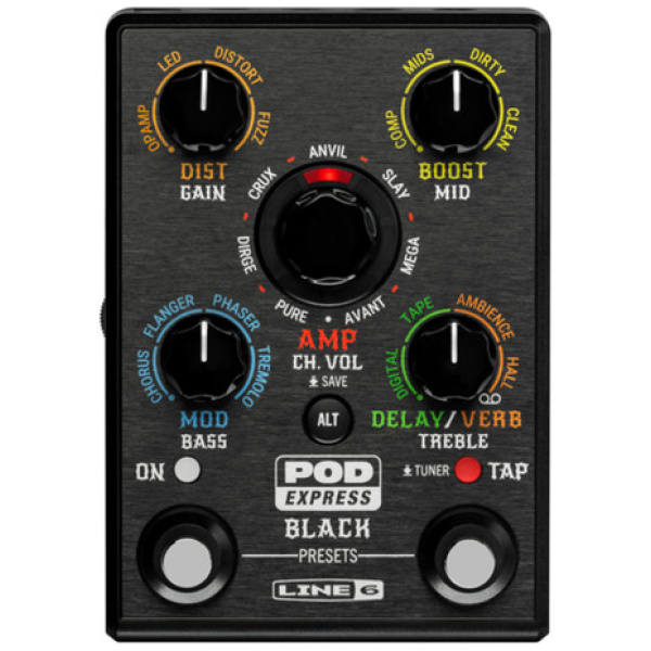 Pedal Multi Fx Line6 Pod Express Black
