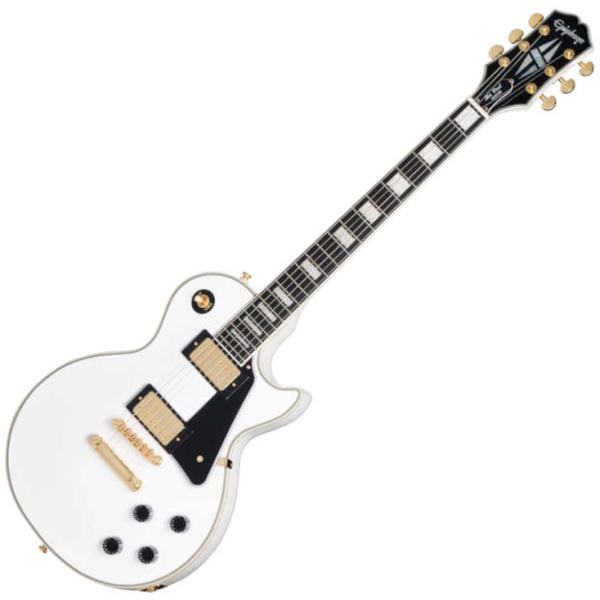 Guitarra Eléctrica Epiphone Les Paul Custom Alpine White EIGLPCAWGH1