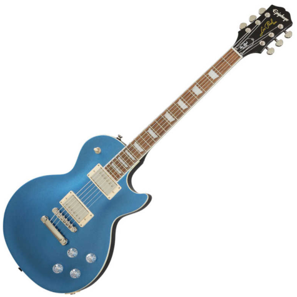 Guitarra Eléctrica Epiphone Les Paul Muse Radio Blue Metallic ENMLRBMNH1