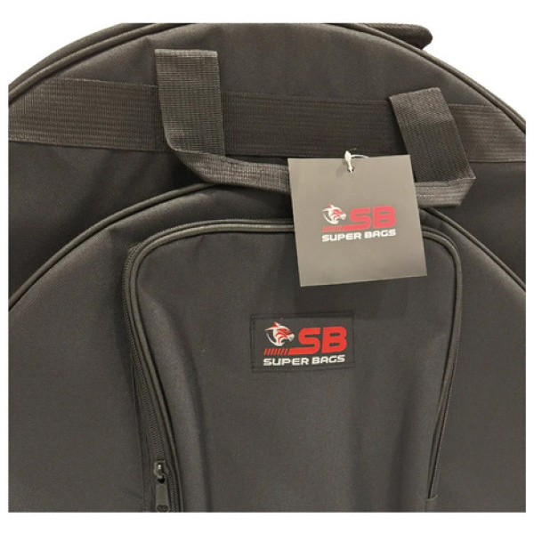 Funda P/platillos C/ruedas Y Carrito Super Bags 15mm Negro