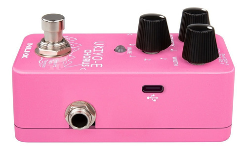 Pedal De Efecto Mini Core Nux Nch-4 Ukiyo-e Chorus Rosa