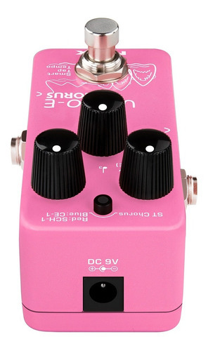 Pedal De Efecto Mini Core Nux Nch-4 Ukiyo-e Chorus Rosa