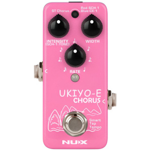 Pedal De Efecto Mini Core Nux Nch-4 Ukiyo-e Chorus Rosa
