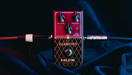 Pedal Nux Nro-6 Diamond 63 Overdrive Reissue Series Negro