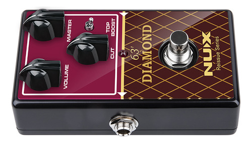 Pedal Nux Nro-6 Diamond 63 Overdrive Reissue Series Negro