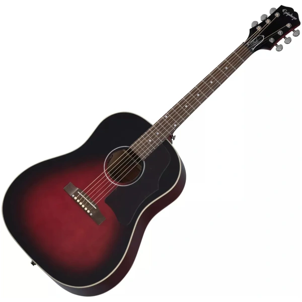 Guitarra Electroacústica Epiphone J-45 Slash C/ Estuche Vermillion Burst Diestro