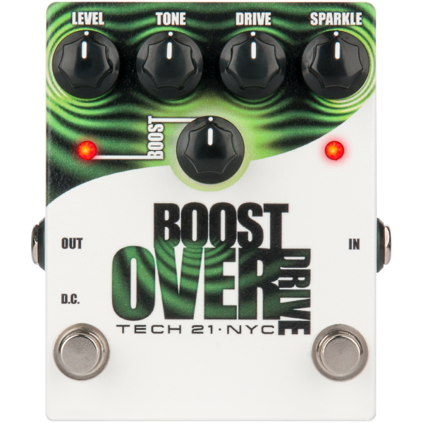 Pedal Efecto Tech 21 Boost Overdrive Metallic