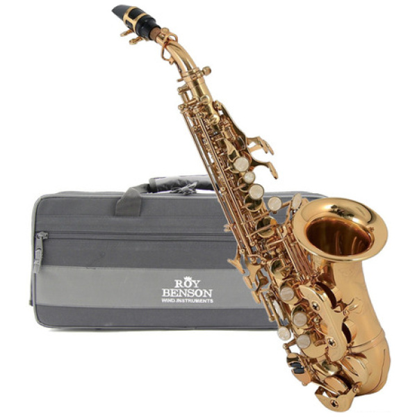 Saxo Soprano Curvo Roy Benson Sg302 Sib Con Estuche