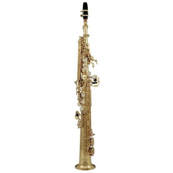 Saxo Soprano Roy Benson Ss302 Sib Con Estuche