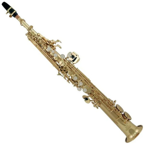 Saxo Soprano Roy Benson Ss302 Sib Con Estuche