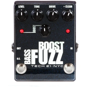 Pedal Efecto Tech 21 Bass Fuzz Boost Metallic