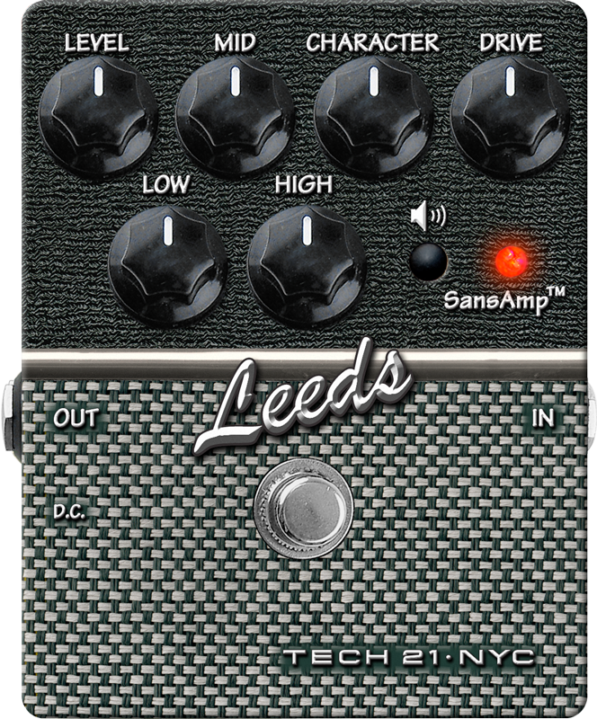 ギター Tech21 Leeds Pedal Efecto Tech 21 NYC Leeds SansAmp | Blues Instrumentos