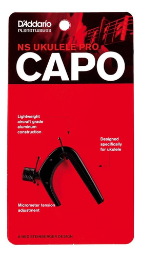 Capotraste Guitarra Ns Lite Daddario Pw-cp-12