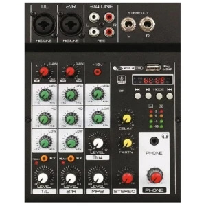 Consola Mixer Ross M4u Bluetooth Usb 4 Canales