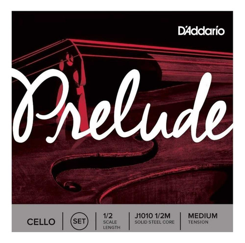 Encordado Cello De 1/2 Prelude Daddario J1010 1/2m