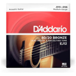 Encordado Daddario Ej12 P/guitarra Acústica 13-56