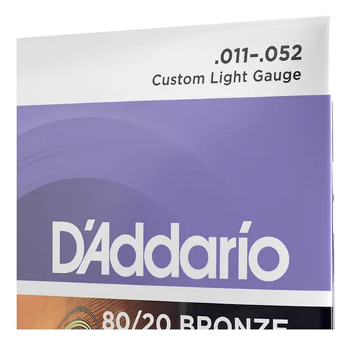 Encordado Daddario Ej13 P/guitarra Acústica 11-52