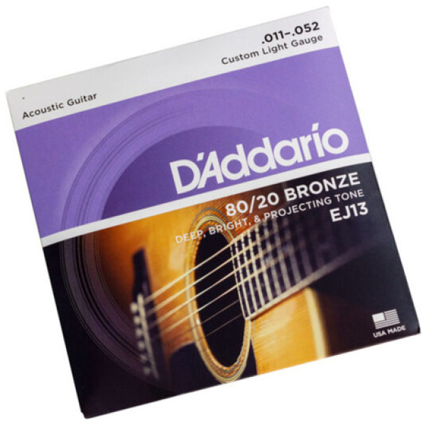 Encordado Daddario Ej13 P/guitarra Acústica 11-52