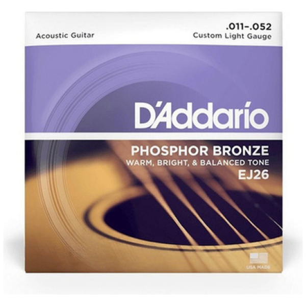 Encordado Daddario Ej26 P/guitarra Acústica 11-52