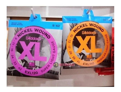 Encordado Daddario Exl120 Para Guitarra Eléctrica .009