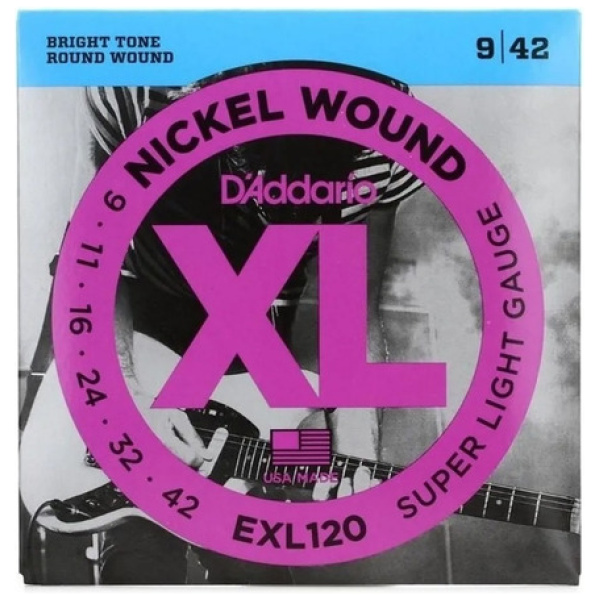 Encordado Daddario Exl120 Para Guitarra Eléctrica .009
