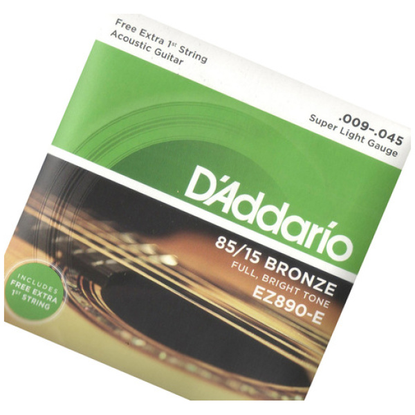 Encordado Daddario Ez890-e P/guitarra Acústica 09-45