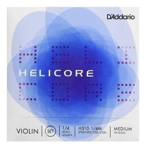 Encordado Daddario Helicore H310 P/violín 1/4