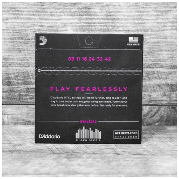 Encordado Daddario Nyxl1059 Para Eléctrica 7 Cuerdas .010