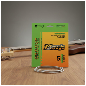 Encordado P/ Bajo 5 Cuerdas Markbass Groove Series 45-125