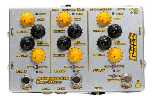 Pedal De Efecto Markbass Mb-pro-bass-mx