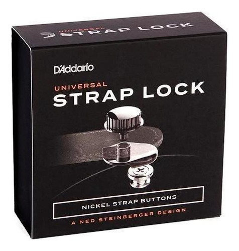 Traba Correa De Metal Straplock Niquelado Daddario Pw-sls-02