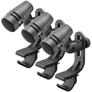 Micrófono Sennheiser Pack X3 E604 P/batería Negro