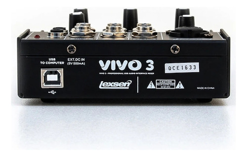 Consola Mixer 3 Can Lexsen Vivo3 Usb