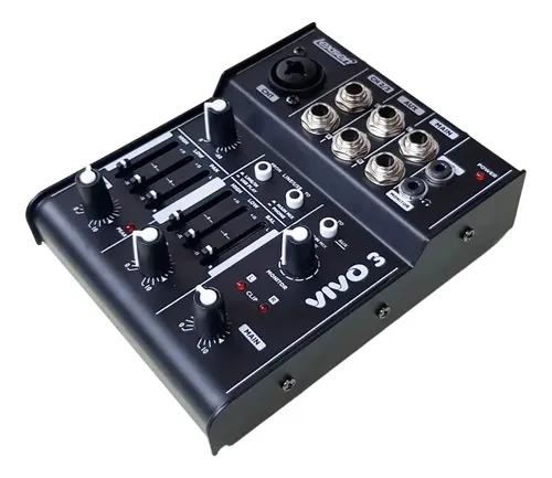 Consola Mixer 3 Can Lexsen Vivo3 Usb