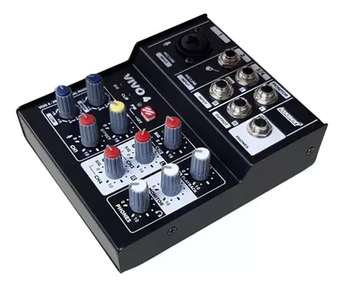 Consola Mixer 4 Can Lexsen Vivo4 Usb Phantom