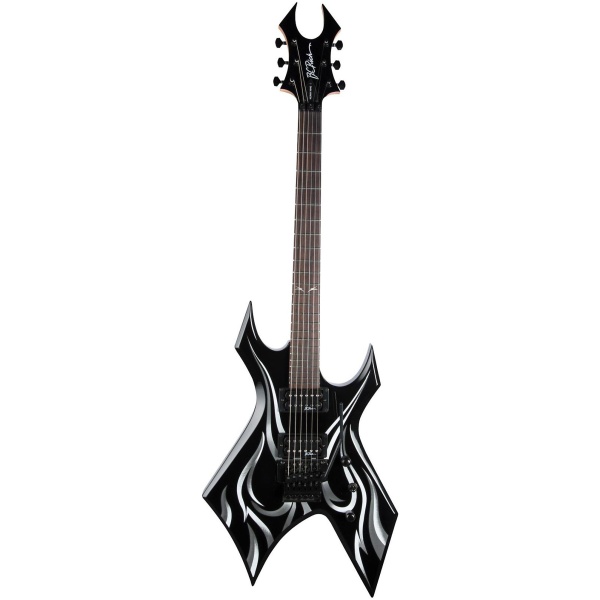 Guitarra Eléctrica BC Rich Tribal Fire Negro