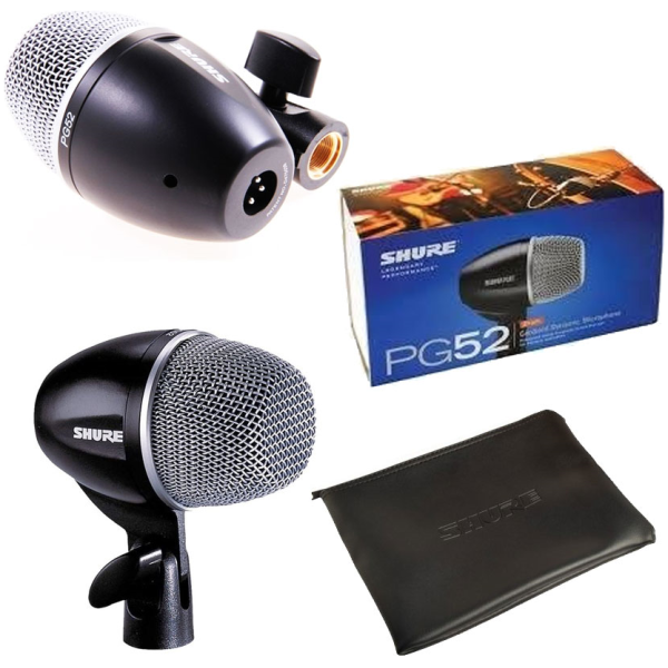 Micrófono Bombo Shure Dinámico PG52-LC