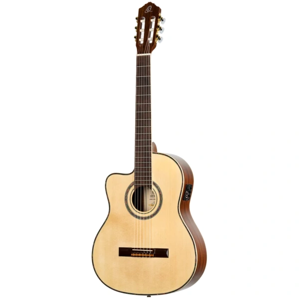 Guitarra Electro Clásica Nylon Ortega Zurda RCE141NT-L