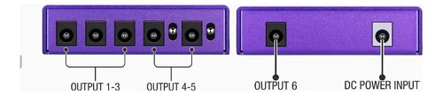 Fuente De Alimentación Para Pedales Zeus Jr Nip-z6 Nux