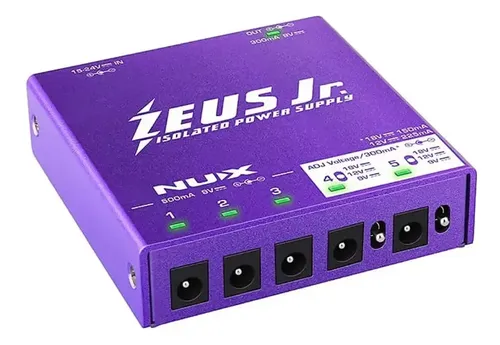 Fuente De Alimentación Para Pedales Zeus Jr Nip-z6 Nux