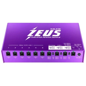 Fuente Múltiple Para 10 Pedales Guitarra Nux Zeus Nip-z10